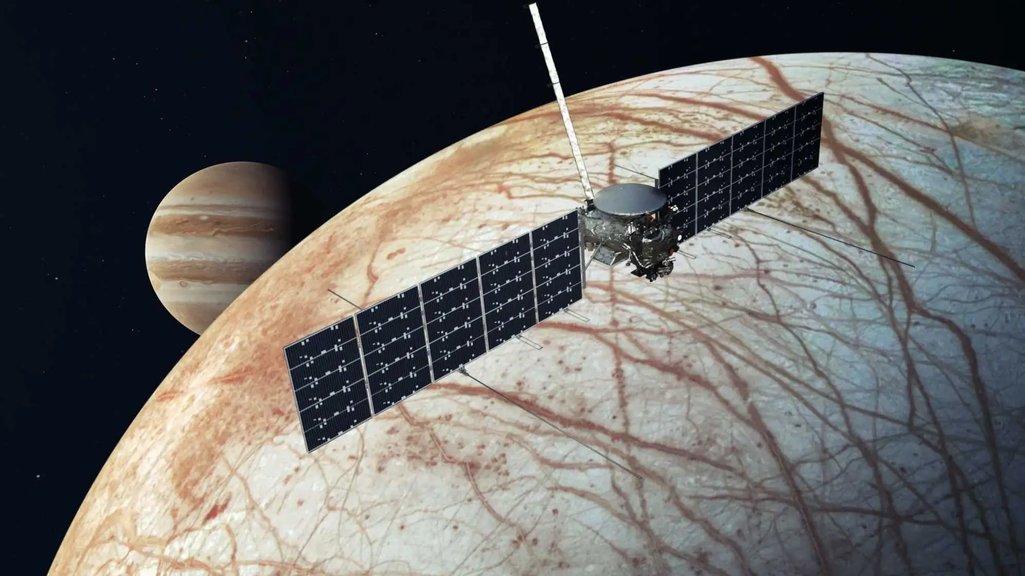 Image: An artist's concept of NASA's Europa Clipper spacecraft.
Credits: NASA/JPL-Caltech